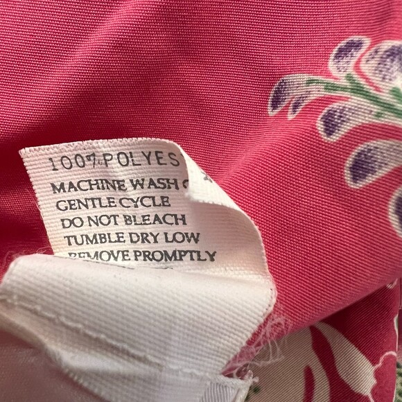 Natori Barbie Pink Floral Open Low Back Silky Maxi Slip Dress Nightgown Size XS - Picture 3 of 7